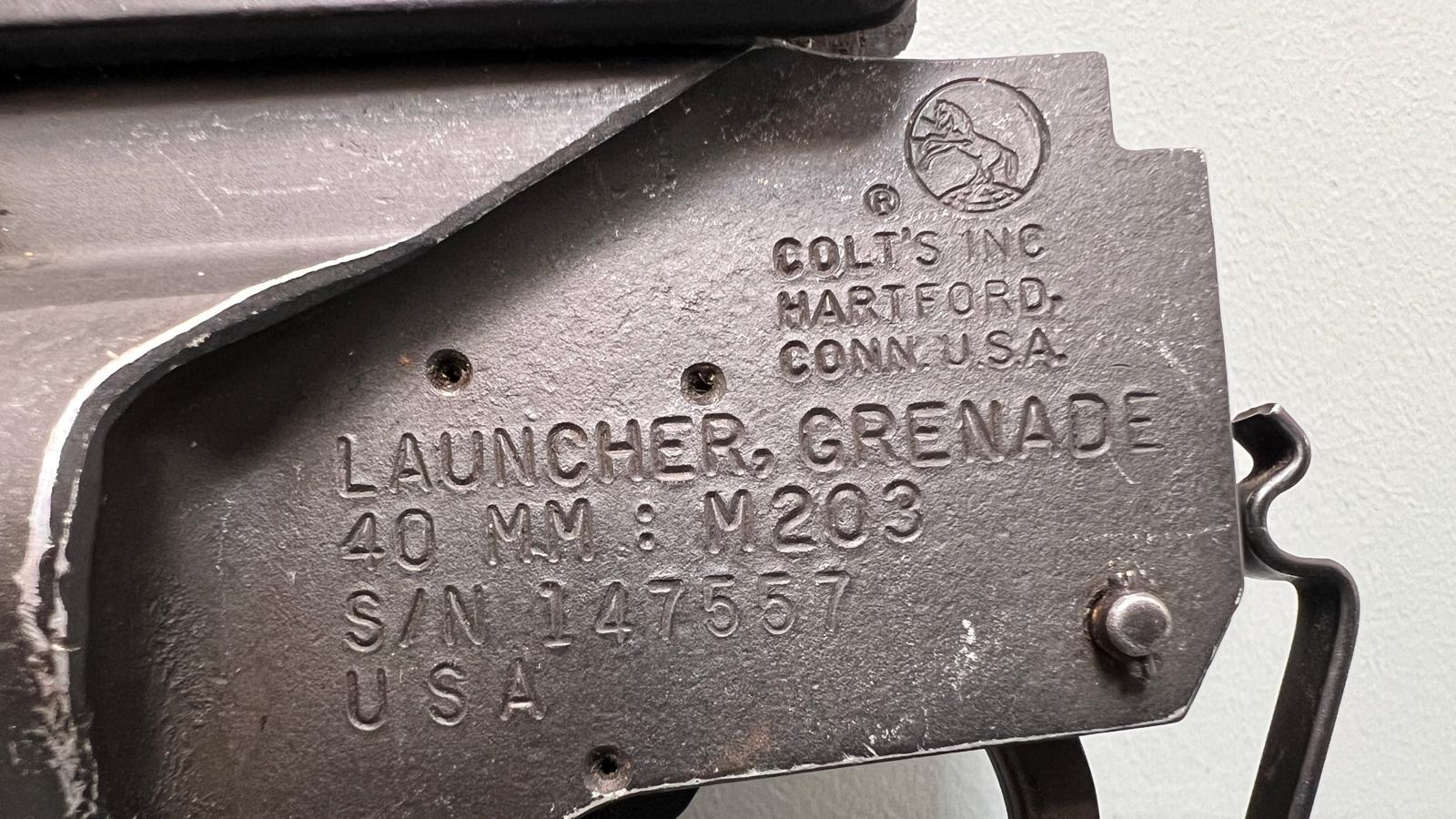 Granatnik podwieszany M203 do M16, kal. 40 mm /MKB-057/ - obrazek 8