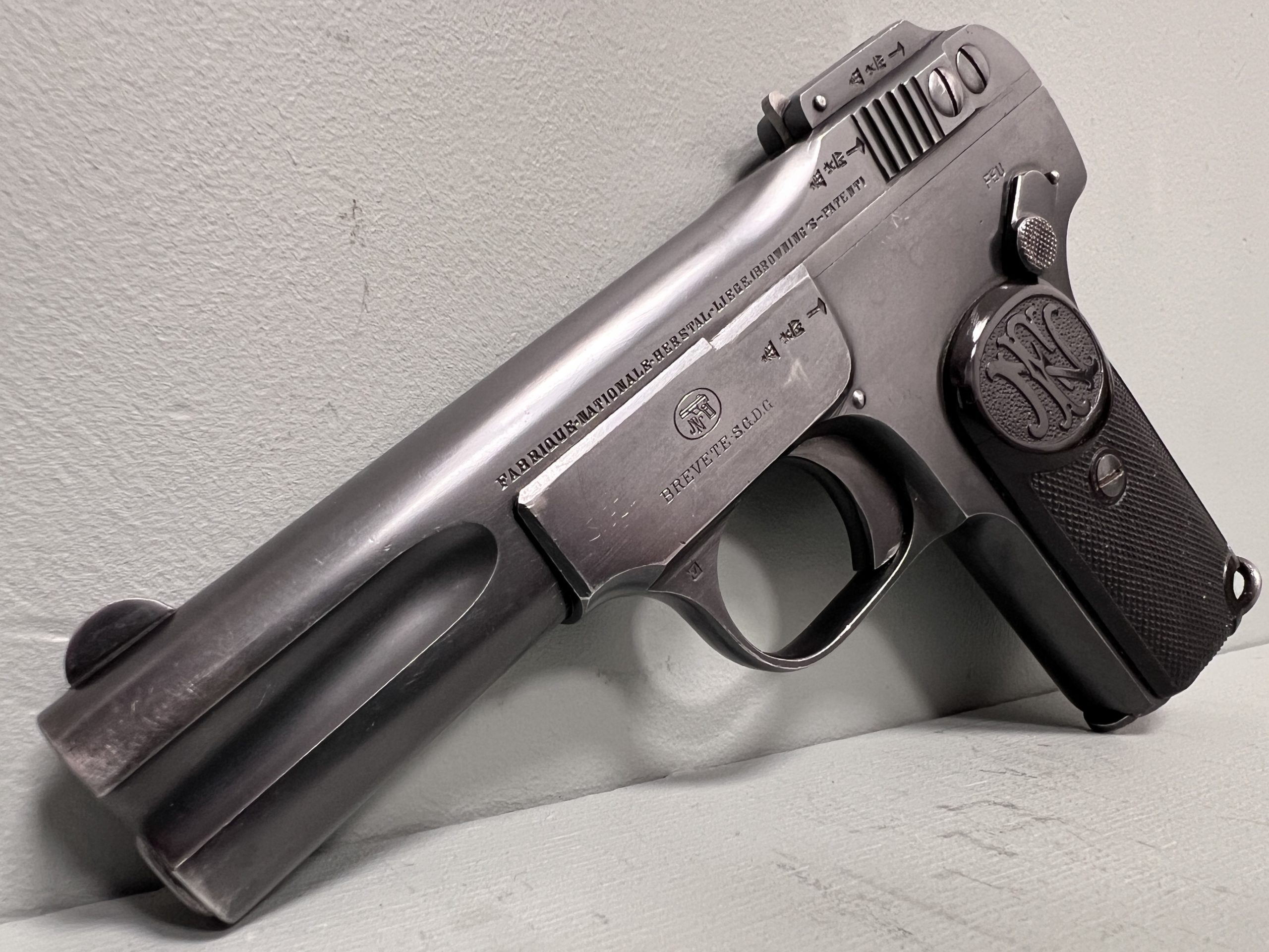 FN Browning Model 1900, kal. 7,65mm (ok. 1904 r.) – Zgodny Numerycznie./MKB-144/ - obrazek 9