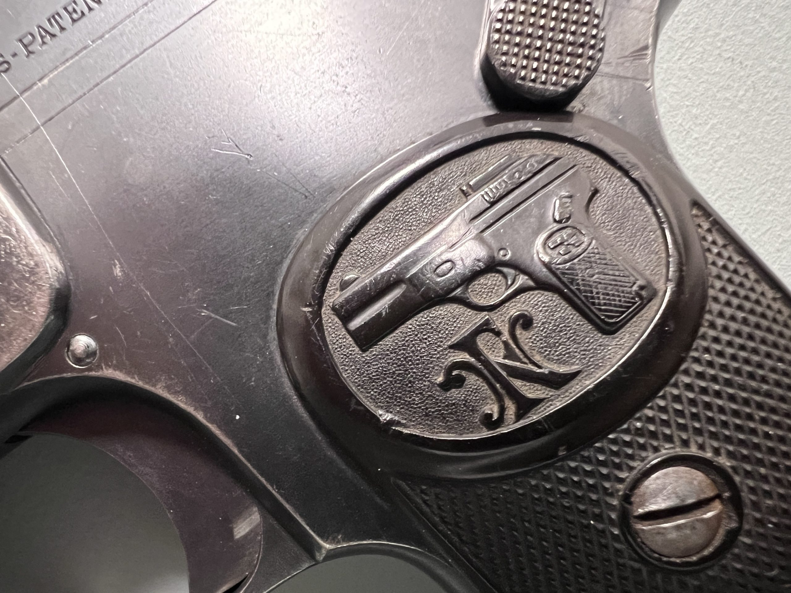 FN Browning 1900, kal. 7,65mm, 1902 rok, wczesne okładziny, BDB Lufa! /MKB-145/ - obrazek 7